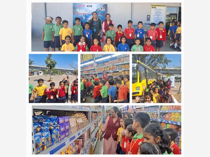 Shelves of goods, shining bright, Items we need, all in sight. A visit to Metro!!!